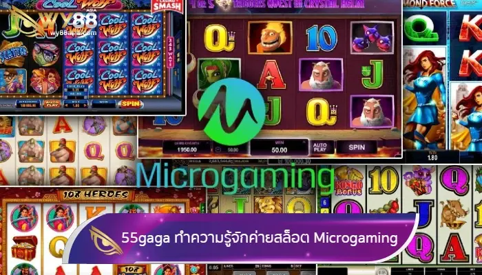 เว็บพนันน่าเล่น 55gaga ทำความรู้จักค่ายสล็อต Microgaming